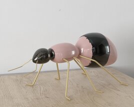 Abstract Ant Sculpture Modelo 3d