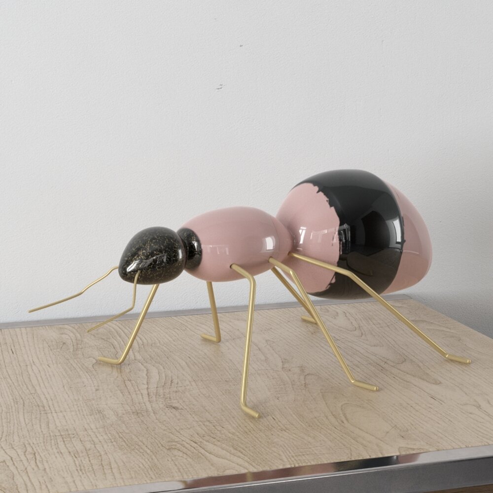Abstract Ant Sculpture Modelo 3D