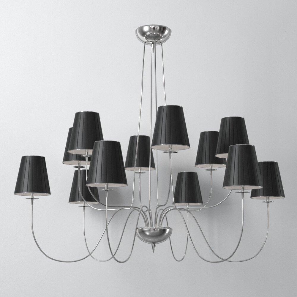 Modern Chandelier with Elegance 3Dモデル