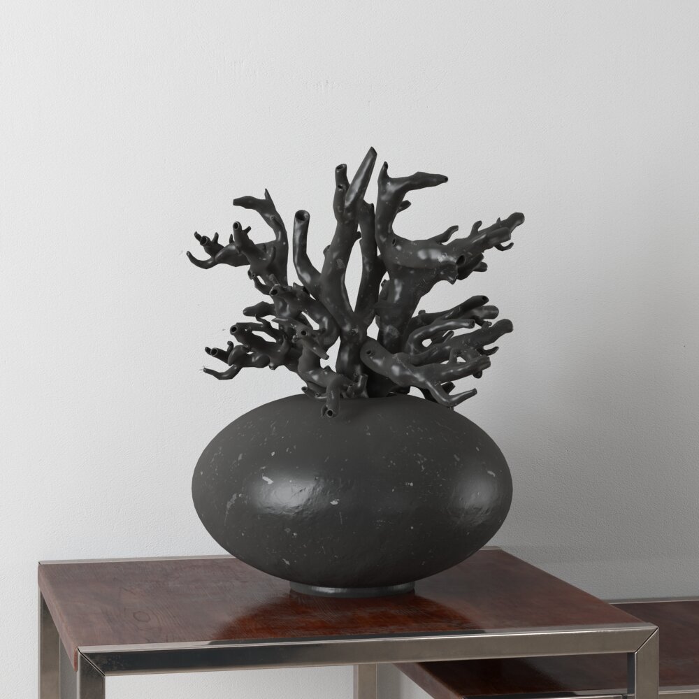 Abstract Coral Sculpture Modèle 3d
