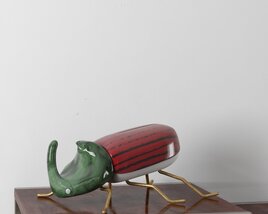 Sculptural Eggplant Art Piece 3D 모델 