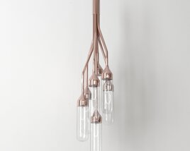 Copper Pendant Lights 3D model