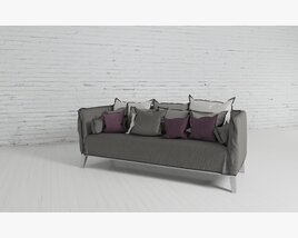 Contemporary Elegance Sofa 3D model