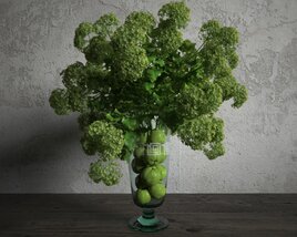 Green Summer Bouquet 3D model