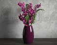 Purple Floral Arrangement 02 3D модель
