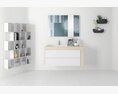 Modern Bathroom Vanity Setup 3D модель