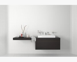 Modern Bathroom Vanity Modello 3D