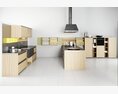 Modern Kitchen Interior Design 3D-Modell