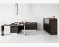 Modern Kitchen Furniture Set 3D-Modell