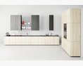 Modern Kitchen Cabinetry Set 3D 모델 
