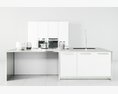 Modern Minimalist Kitchen 05 3d model