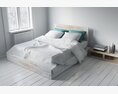 Minimalist Bedroom Design Modèle 3d