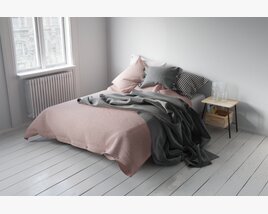 Cozy Bedroom Interior Modelo 3d