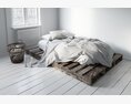 Simple Pallet Bed 3Dモデル