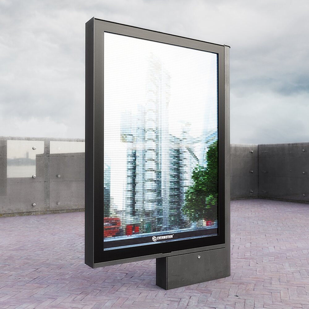 Cityscape Billboard 3D模型