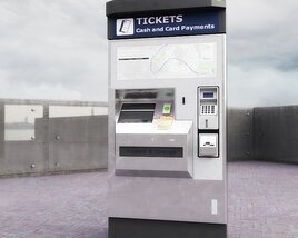 Ticket Vending Machine Modèle 3D