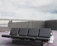 Airport Waiting Area Seating Modello 3D