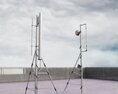 Urban Communication Towers Modello 3D