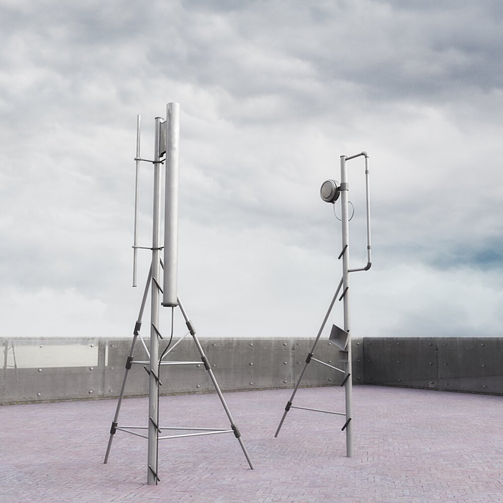 Urban Communication Towers 3D-Modell