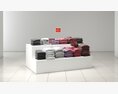 Assorted Folded T-Shirts Display Modello 3D