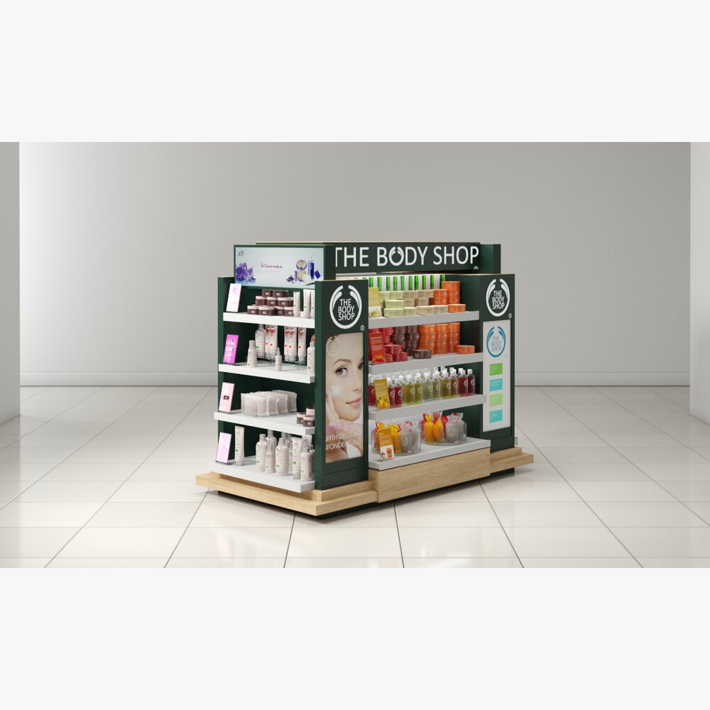 Cosmetic Display Stand 3D 모델 