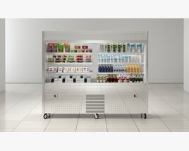 Mobile Refrigerated Merchandiser Modelo 3d