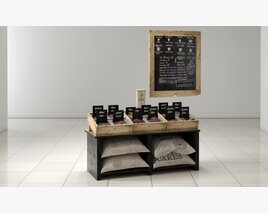Assorted Coffee Beans Display Modello 3D