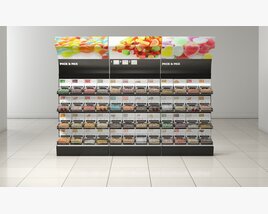 Candy Display Shelf 3D-Modell