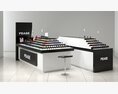 Cosmetic Display Counter Modello 3D
