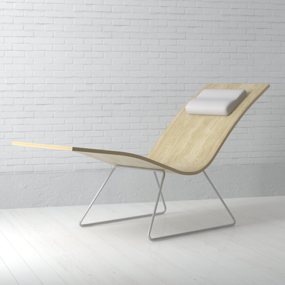 Modern Lounge Chair Modello 3D