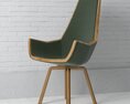 Modern Green Chair Modello 3D