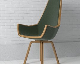 Modern Green Chair 3D-Modell