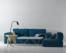 Modern Living Room Set 27 3D模型