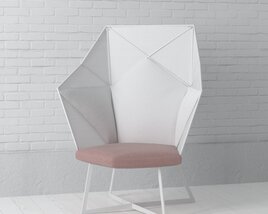 Geometric Modern Chair 3D-Modell