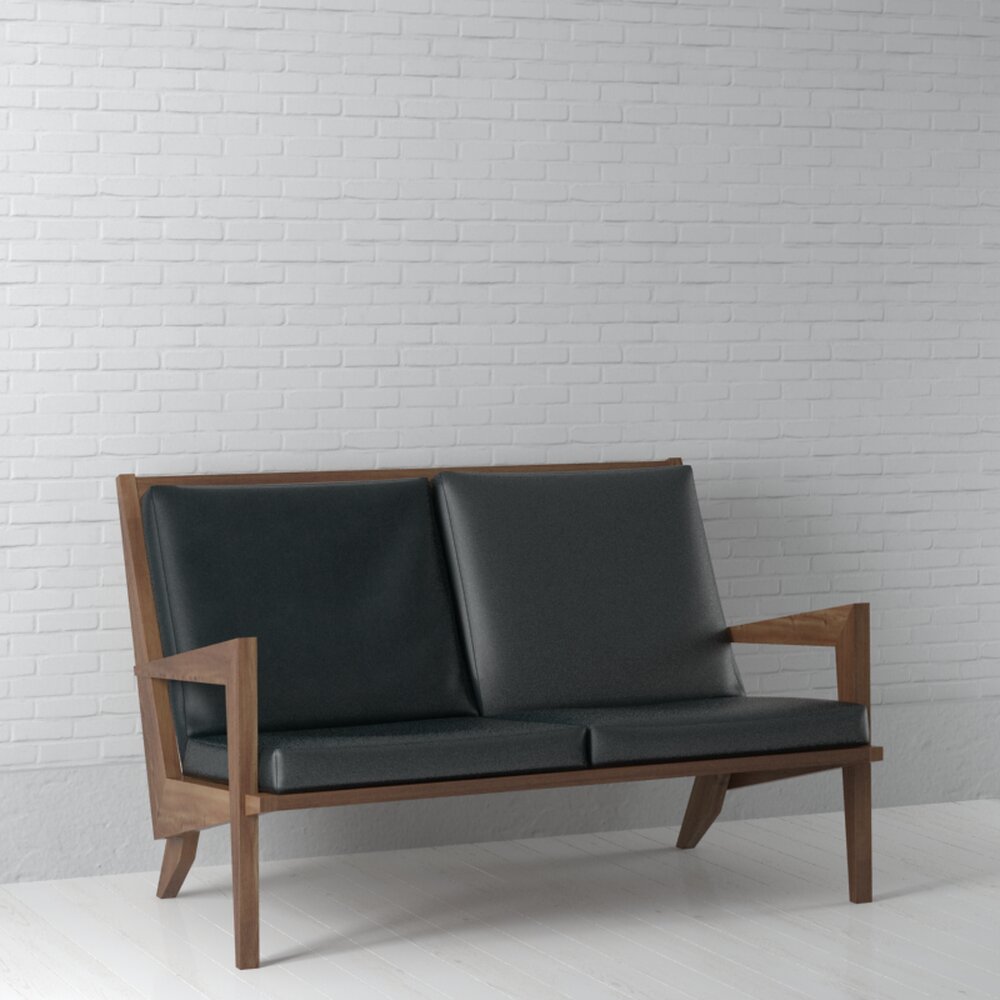 Modern Minimalist Sofa 03 3D 모델 