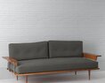 Minimalist Modern Sofa 02 Modèle 3d