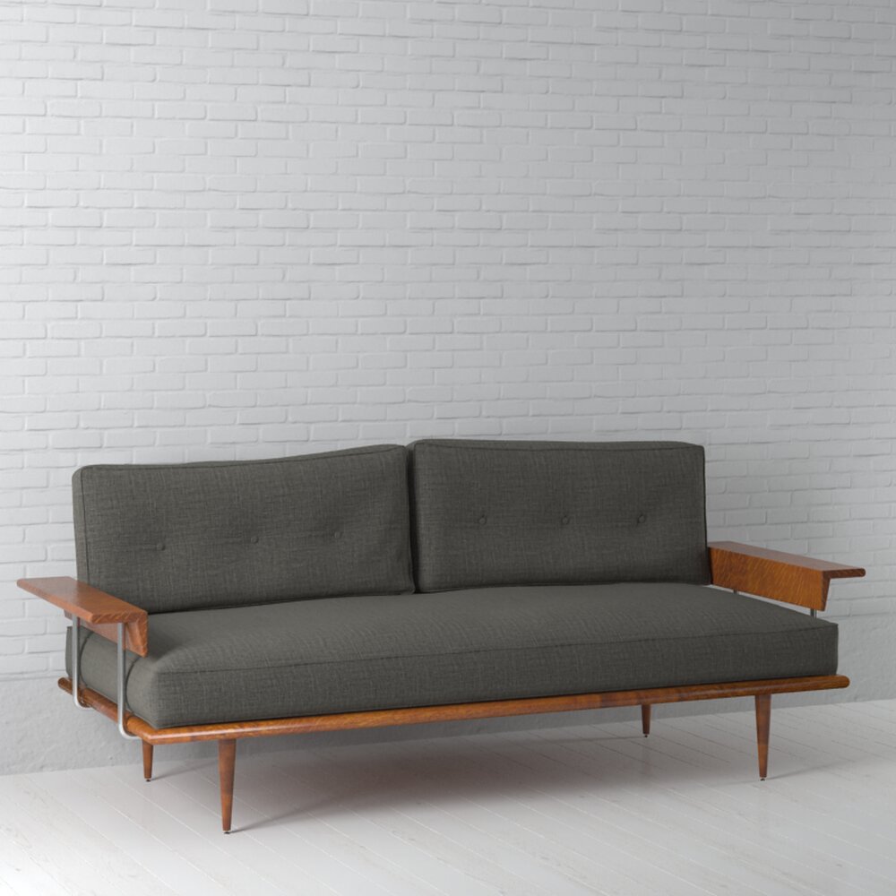 Minimalist Modern Sofa 02 Modèle 3d