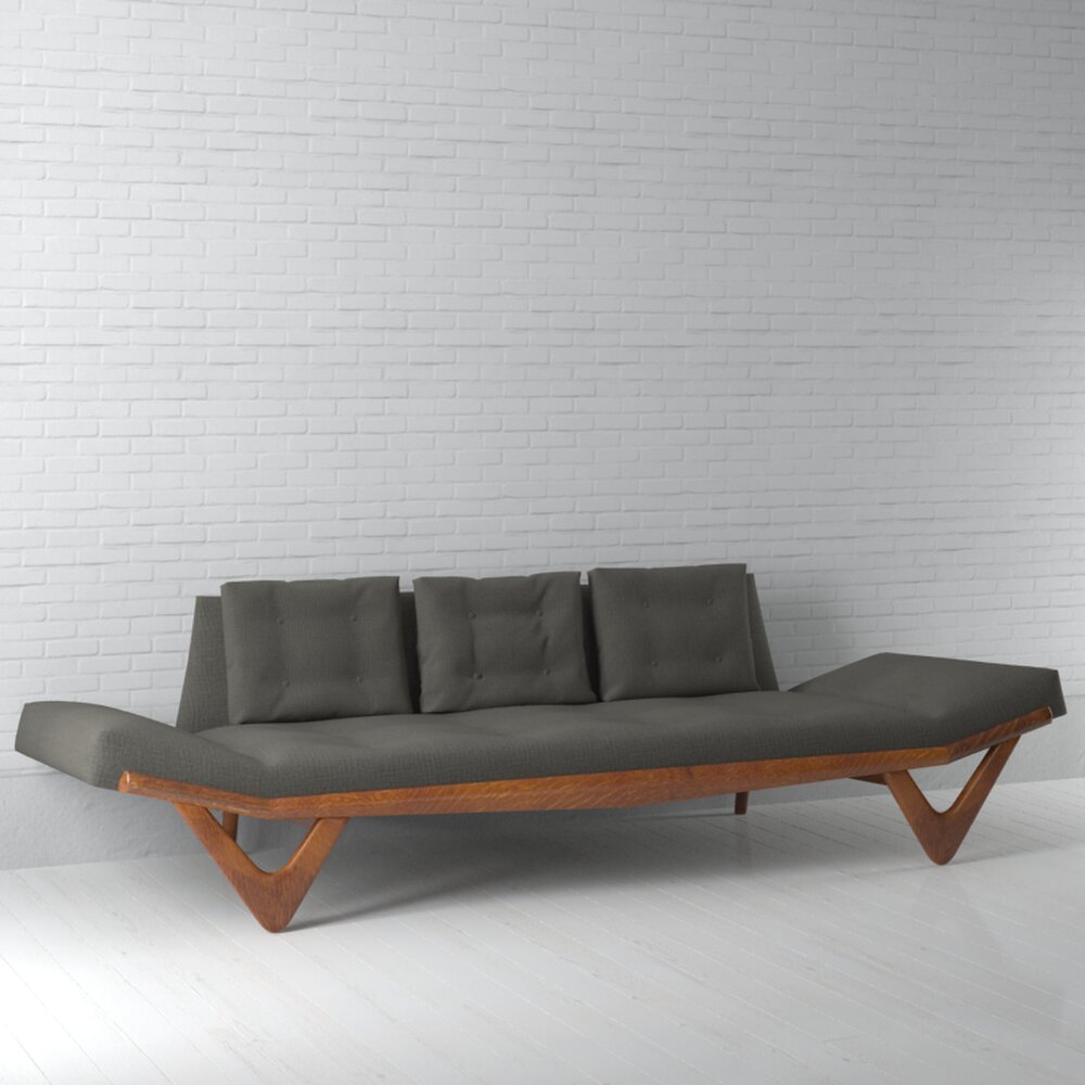 Modern Minimalist Sofa 04 3D模型