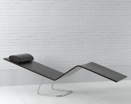 Modern Minimalist Chaise Lounge 02 Modèle 3D