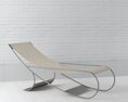 Minimalist Modern Chaise Lounge Modello 3D