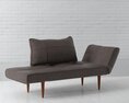 Modern Minimalist Chaise Lounge 03 3d model