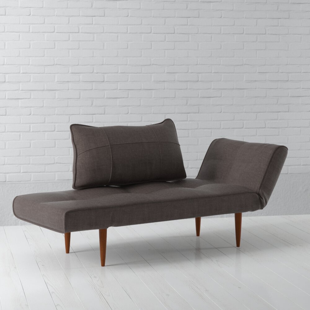 Modern Minimalist Chaise Lounge 03 3D модель