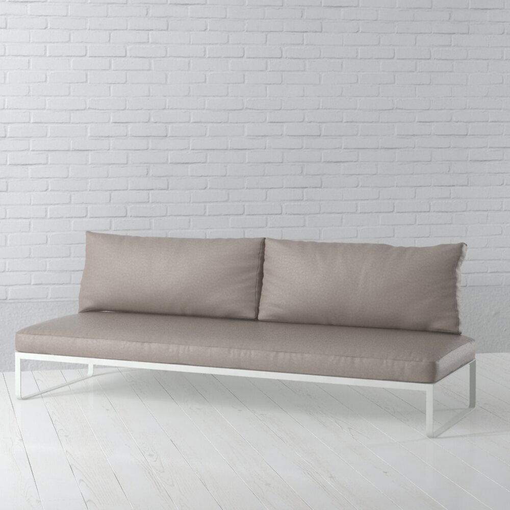 Minimalist Modern Sofa 04 3D модель