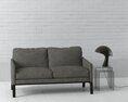 Modern Charcoal Sofa 04 3D模型