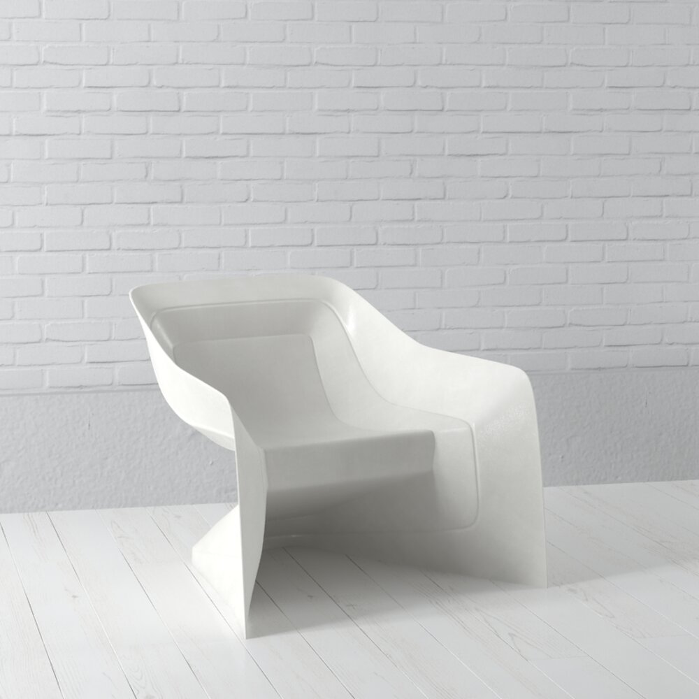 Modern Minimalist Chair Modelo 3d