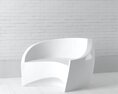 Modern White Chair 3D 모델 