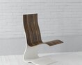 Modern S-Curve Chair 3D модель