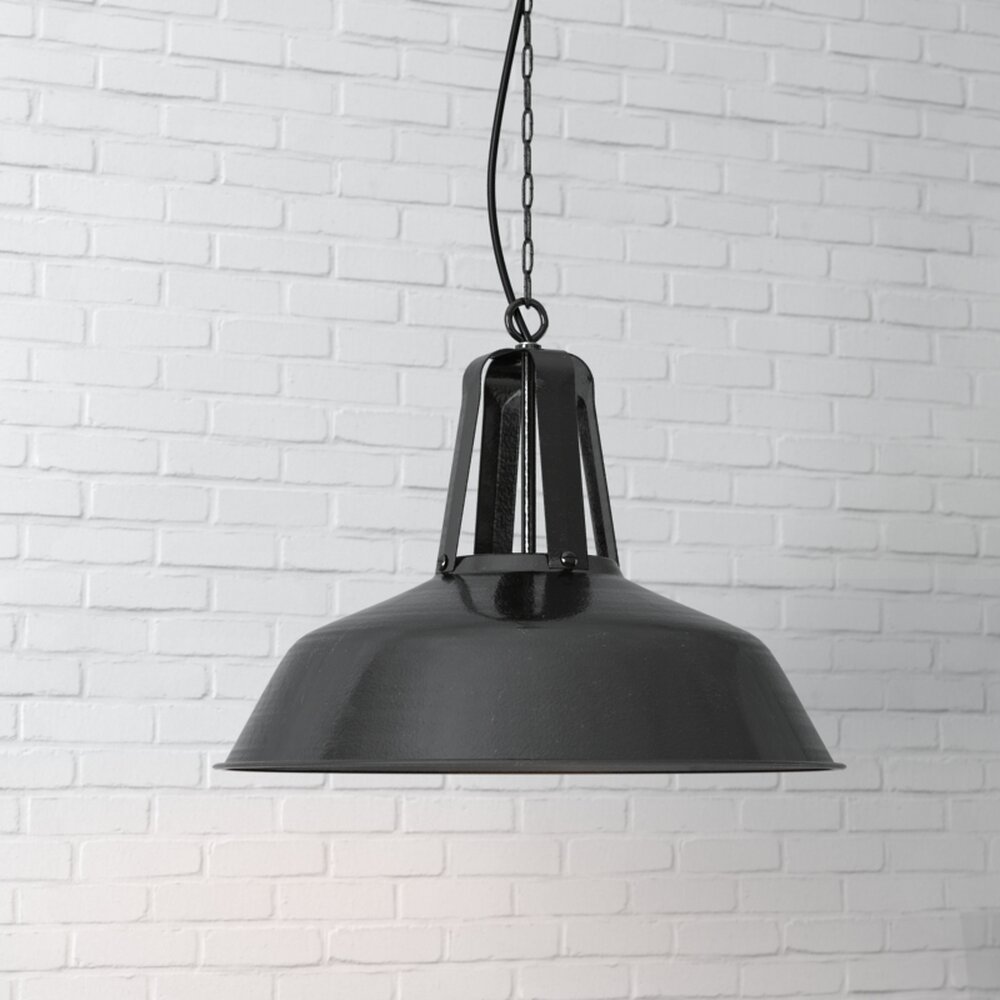 Industrial-Style Pendant Lamp 3D model