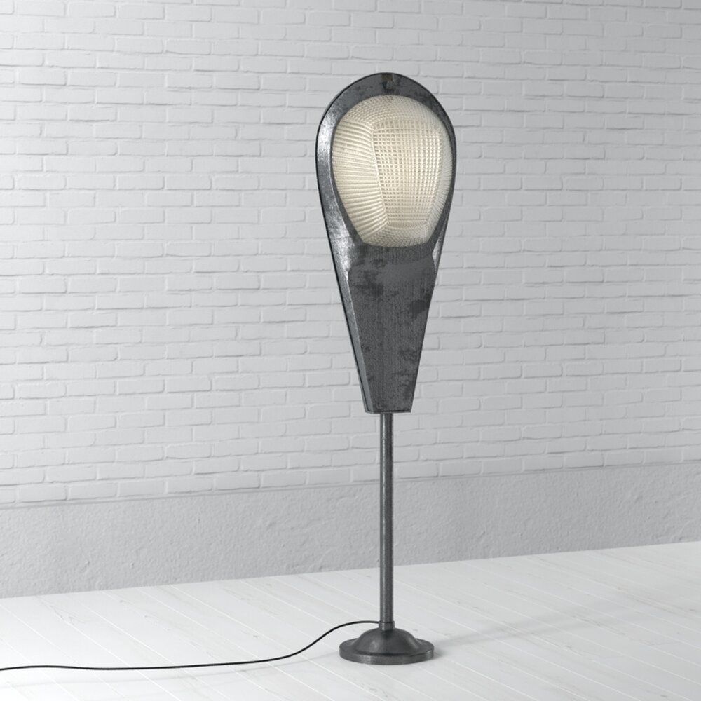 Modern Street Lamp Design 3D model