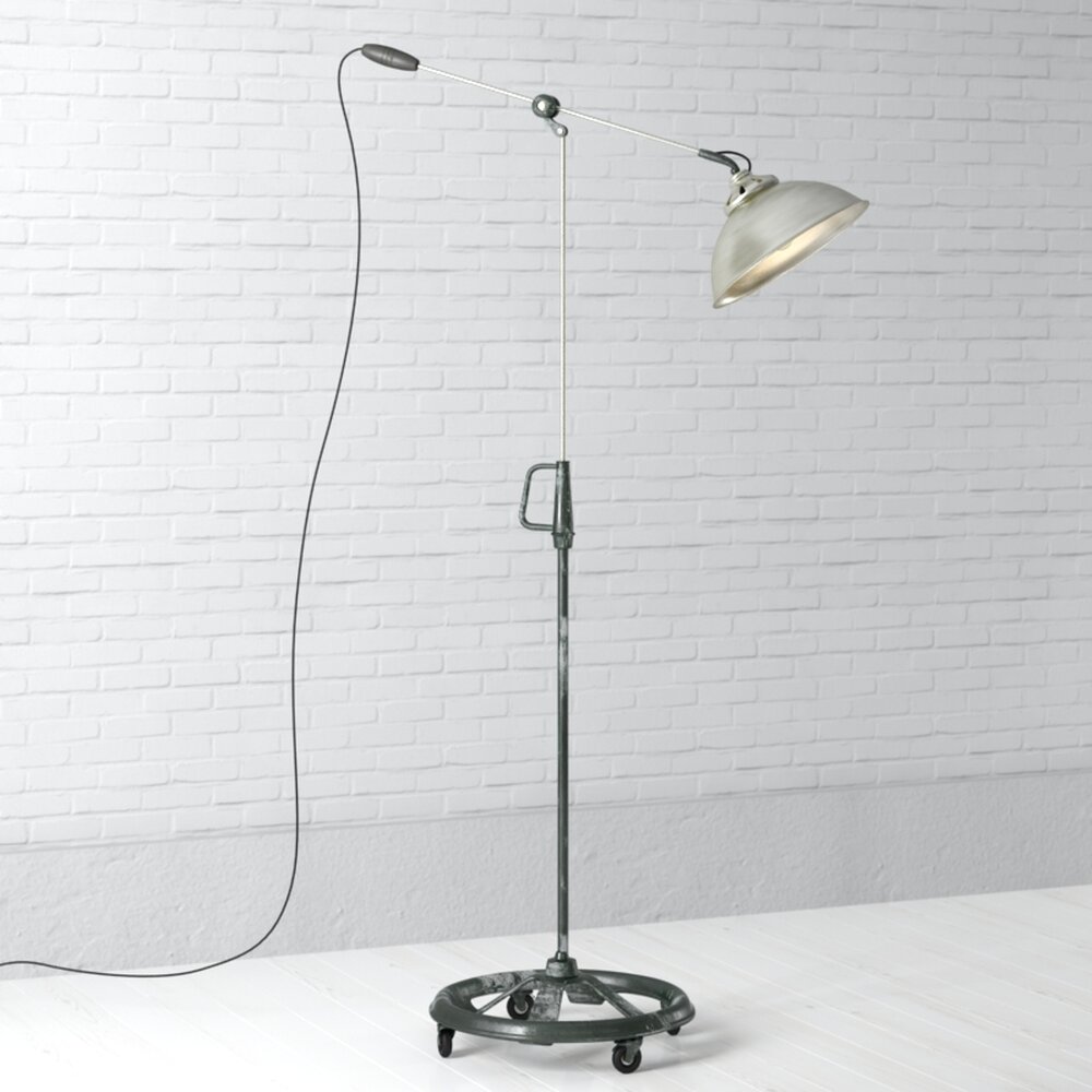 Adjustable Floor Lamp 02 3D model